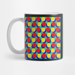 mid century pop art pattern Mug